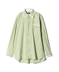 画像2: 【glamb 2026 Winter先行予約】glamb グラム / Eaten Apple Layered Shirt (2色展開) (2)