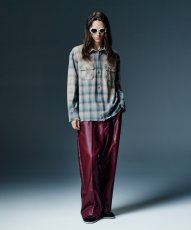 画像15: 【glamb 2026 Winter先行予約】glamb グラム / Bleach Check Shirt (2色展開) (15)