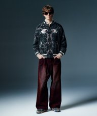 画像17: 【glamb 2026 Winter先行予約】glamb グラム / Gloss Flockey Denim Pants (2色展開) (17)