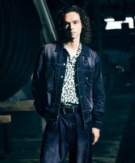画像24: 【glamb 2026 Winter先行予約】glamb グラム / Gloss Flockey Denim Jacket (2色展開) (24)