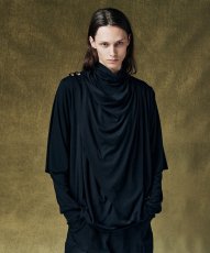 画像4: 【glamb 2026 Winter先行予約】glamb グラム / Cross Drape Cutsew (2色展開) (4)