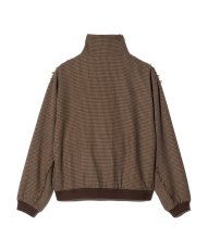 画像3: 【glamb 2026 Winter先行予約】glamb グラム / Damage Houndstooth Jacket (2色展開) (3)