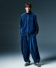 画像17: 【glamb 2026 Winter先行予約】glamb グラム / Indigo Velveteen Track Jacket (1色展開) (17)