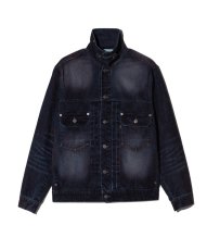 画像6: 【glamb 2026 Winter先行予約】glamb グラム / Gloss Flockey Denim Jacket (2色展開) (6)