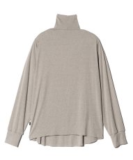 画像3: 【glamb 2026 Winter先行予約】glamb グラム / Drape Mock Neck Cutsew (2色展開) (3)
