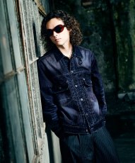 画像22: 【glamb 2026 Winter先行予約】glamb グラム / Gloss Flockey Denim Jacket (2色展開) (22)