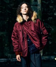画像30: 【glamb 2026 Winter先行予約】glamb グラム / Luxe Flight Jacket (3色展開) (30)