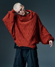 画像20: 【glamb 2026 Winter先行予約】glamb グラム / Double Head Pullover Knit (3色展開) (20)