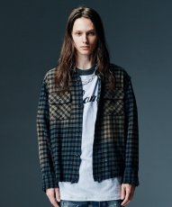 画像13: 【glamb 2026 Winter先行予約】glamb グラム / Bleach Check Shirt (2色展開) (13)