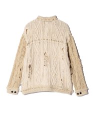 画像3: 【glamb 2026 Winter先行予約】glamb グラム / Damage Knit Jacket (2色展開) (3)