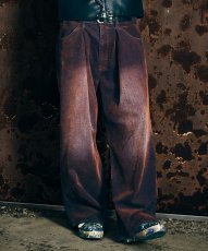 画像31: 【glamb 2026 Winter先行予約】glamb グラム / Gloss Flockey Denim Pants (2色展開) (31)