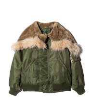 画像4: 【glamb 2026 Winter先行予約】glamb グラム / Luxe Flight Jacket (3色展開) (4)