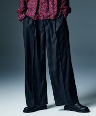 画像8: 【glamb 2026 Winter先行予約】glamb グラム / Stripe Grace Wide Pants (3色展開) (8)
