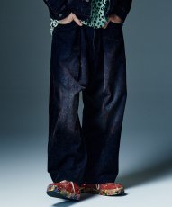 画像8: 【glamb 2026 Winter先行予約】glamb グラム / Gloss Flockey Denim Pants (2色展開) (8)