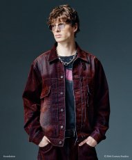 画像12: 【glamb 2026 Winter先行予約】glamb グラム / Gloss Flockey Denim Set Up (2色展開) (12)
