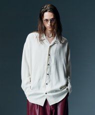 画像7: 【glamb 2026 Winter先行予約】glamb グラム / Grace Open Collar Shirt (3色展開) (7)