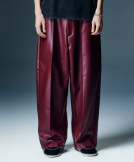 画像6: 【glamb 2026 Winter先行予約】glamb グラム / Synth Leather Baggy Slacks (2色展開) (6)