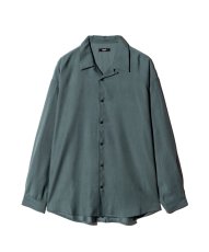 画像3: 【glamb 2026 Winter先行予約】glamb グラム / Grace Open Collar Shirt (3色展開) (3)