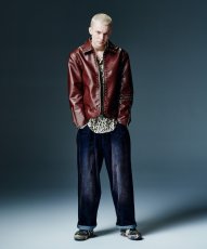 画像27: 【glamb 2026 Winter先行予約】glamb グラム / Gloss Flockey Denim Pants (2色展開) (27)