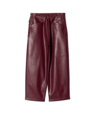 画像3: 【glamb 2026 Winter先行予約】glamb グラム / Synth Leather Baggy Slacks (2色展開) (3)