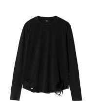 画像2: 【glamb 2026 Winter先行予約】glamb グラム / Damage Cutsew (3色展開) (2)
