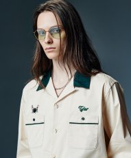 画像9: 【glamb 2026 Winter先行予約】glamb グラム / Chemical Burn Bowling Shirt (2色展開) (9)