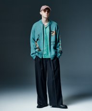 画像19: 【glamb 2026 Winter先行予約】glamb グラム / Chemical Burn Bowling Shirt (2色展開) (19)