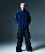 画像14: 【glamb 2026 Winter先行予約】glamb グラム / Indigo Velveteen Track Jacket (1色展開) (14)