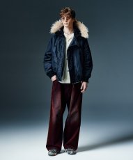 画像19: 【glamb 2026 Winter先行予約】glamb グラム / Gloss Flockey Denim Pants (2色展開) (19)