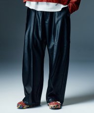 画像5: 【glamb 2026 Winter先行予約】glamb グラム / Synth Leather Baggy Slacks (2色展開) (5)