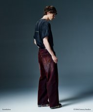 画像11: 【glamb 2026 Winter先行予約】glamb グラム / Gloss Flockey Denim Pants (2色展開) (11)