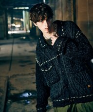 画像16: 【glamb 2026 Winter先行予約】glamb グラム / Damage Knit Jacket (2色展開) (16)