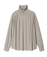 画像2: 【glamb 2026 Winter先行予約】glamb グラム / Drape Mock Neck Cutsew (2色展開) (2)