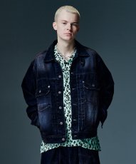 画像16: 【glamb 2026 Winter先行予約】glamb グラム / Gloss Flockey Denim Set Up (2色展開) (16)