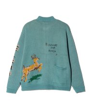 画像2: 【glamb 2026 Winter先行予約】glamb グラム / Jacquard Knit Blouson (2色展開) (2)