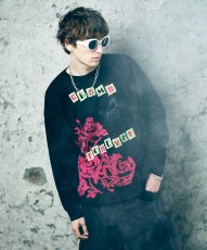 画像17: 【glamb 2026 Winter先行予約】glamb グラム / Punk Graphic Pullover Knit (2色展開) (17)
