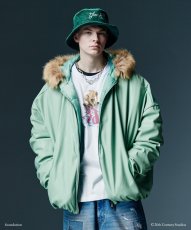 画像18: 【glamb 2026 Winter先行予約】glamb グラム / Synth Leather Puff Jacket (4色展開) (18)