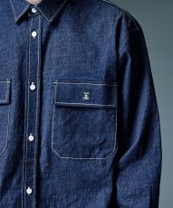 画像7: 【glamb 2026 Winter先行予約】glamb グラム / Eaten Apple Denim Shirt (2色展開) (7)