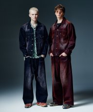 画像24: 【glamb 2026 Winter先行予約】glamb グラム / Gloss Flockey Denim Set Up (2色展開) (24)