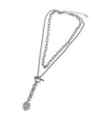 画像2: 【glamb 2026 Winter先行予約】glamb グラム / Maria Charm Necklace (1色展開) (2)