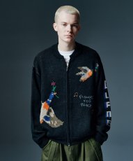 画像13: 【glamb 2026 Winter先行予約】glamb グラム / Jacquard Knit Blouson (2色展開) (13)
