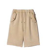 画像2: 【glamb 2026 Winter先行予約】glamb グラム / Fade Sweat Sarouel Shorts (2色展開) (2)
