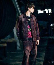画像20: 【glamb 2026 Winter先行予約】glamb グラム / Gloss Flockey Denim Jacket (2色展開) (20)