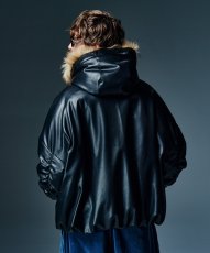 画像16: 【glamb 2026 Winter先行予約】glamb グラム / Synth Leather Puff Jacket (4色展開) (16)