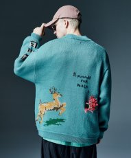 画像12: 【glamb 2026 Winter先行予約】glamb グラム / Jacquard Knit Blouson (2色展開) (12)