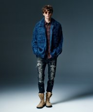 画像14: 【glamb 2026 Winter先行予約】glamb グラム / Shaggy Knit Shirt Cardigan (2色展開) (14)