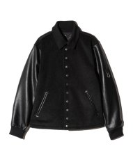 画像2: 【glamb 2026 Winter先行予約】glamb グラム / Collared Stadium Jacket (2色展開) (2)