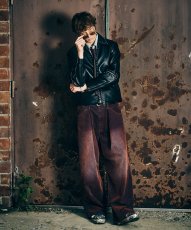 画像32: 【glamb 2026 Winter先行予約】glamb グラム / Gloss Flockey Denim Pants (2色展開) (32)