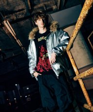 画像35: 【glamb 2026 Winter先行予約】glamb グラム / Synth Leather Puff Jacket (4色展開) (35)