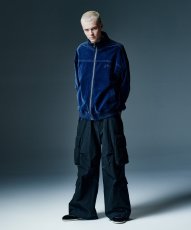 画像15: 【glamb 2026 Winter先行予約】glamb グラム / Indigo Velveteen Track Jacket (1色展開) (15)